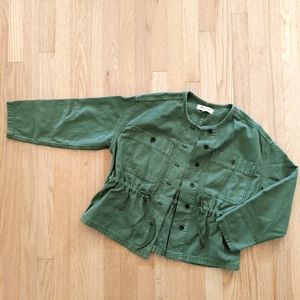 NWOT Madewell Green Utility Army Chore Jacket